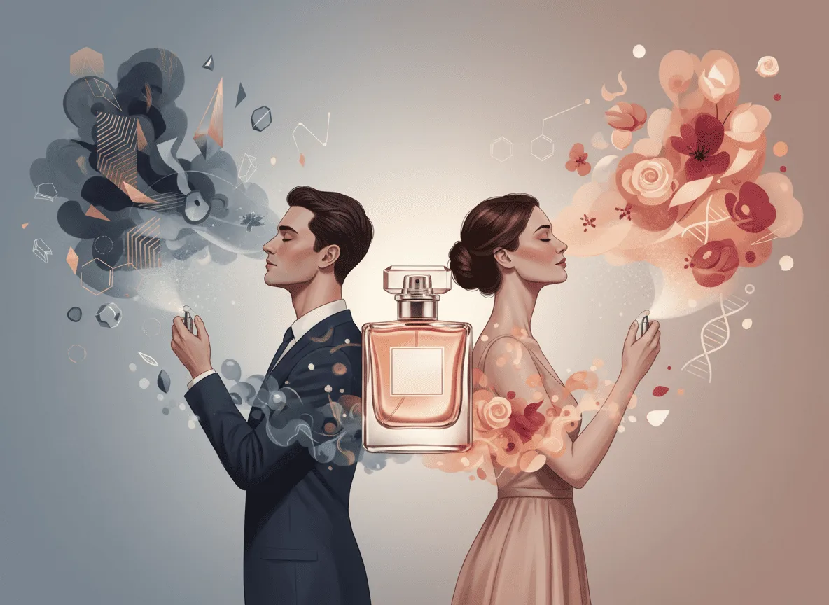 Capa do post Por Que o Mesmo Perfume Cheira Diferente em Você e Seu Parceiro: A Ciência Por Trás da Sua Assinatura Olfativa Única