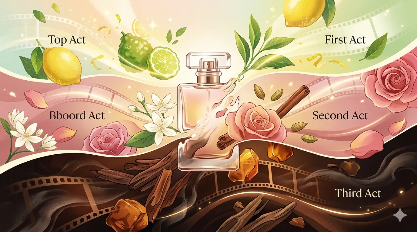Post Aromas que Evoluem como uma Narrativa: Por Que Seu Perfume é, Na Verdade, uma História de Três Atos